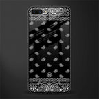 paisley black glass case for realme c1 image