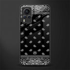 paisley black glass case for vivo x60 pro image