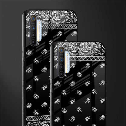 paisley black glass case for realme x2 image-2