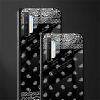 paisley black glass case for realme xt image-2