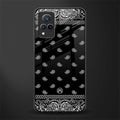 paisley black glass case for vivo v21 5g image