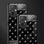 paisley black glass case for vivo t1 5g image-2