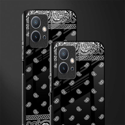 paisley black glass case for vivo y75 5g image-2