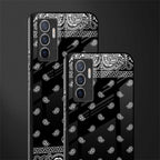 paisley black glass case for vivo v23e image-2