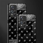 paisley black glass case for xiaomi 11i 5g image-2