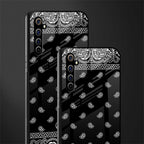 paisley black glass case for realme x50 pro image-2