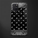 paisley black glass case for samsung galaxy s10 lite image