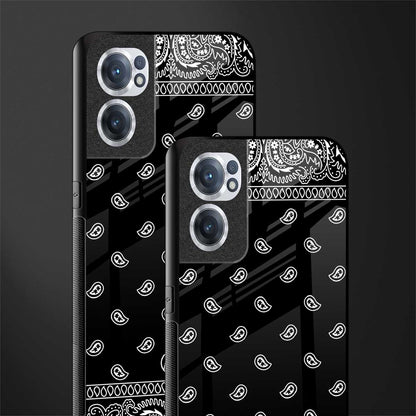 paisley black glass case for oneplus nord ce 2 5g