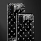 paisley black glass case for samsung galaxy s20 image-2