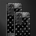 paisley black glass case for samsung galaxy s21 ultra image-2