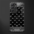 paisley black glass case for samsung galaxy s21 ultra image