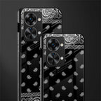 paisley black glass case for phone case | glass case for oneplus nord 2t 5g