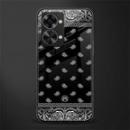 paisley black glass case for phone case | glass case for oneplus nord 2t 5g