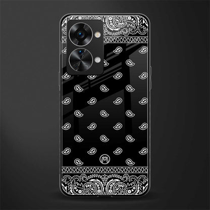 paisley black glass case for phone case | glass case for oneplus nord 2t 5g