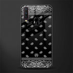 paisley black glass case for vivo y12 image