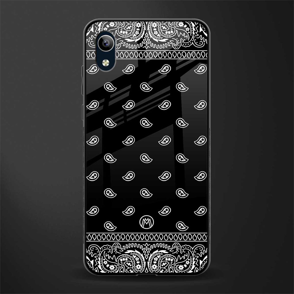 paisley black glass case for vivo y91i image