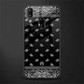 paisley black glass case for vivo y91 image