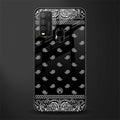 paisley black glass case for vivo y30 image