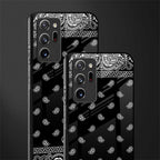paisley black glass case for samsung galaxy note 20 ultra 5g image-2