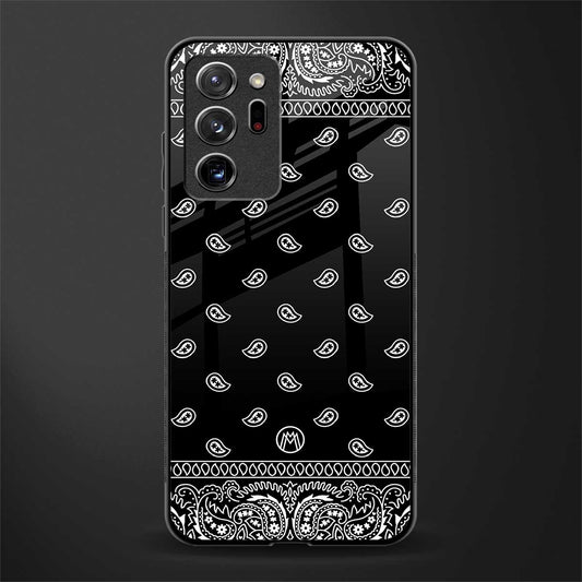 paisley black glass case for samsung galaxy note 20 ultra 5g image
