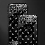 paisley black glass case for realme narzo 30a image-2