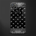 paisley black glass case for realme c25 realme c25s image