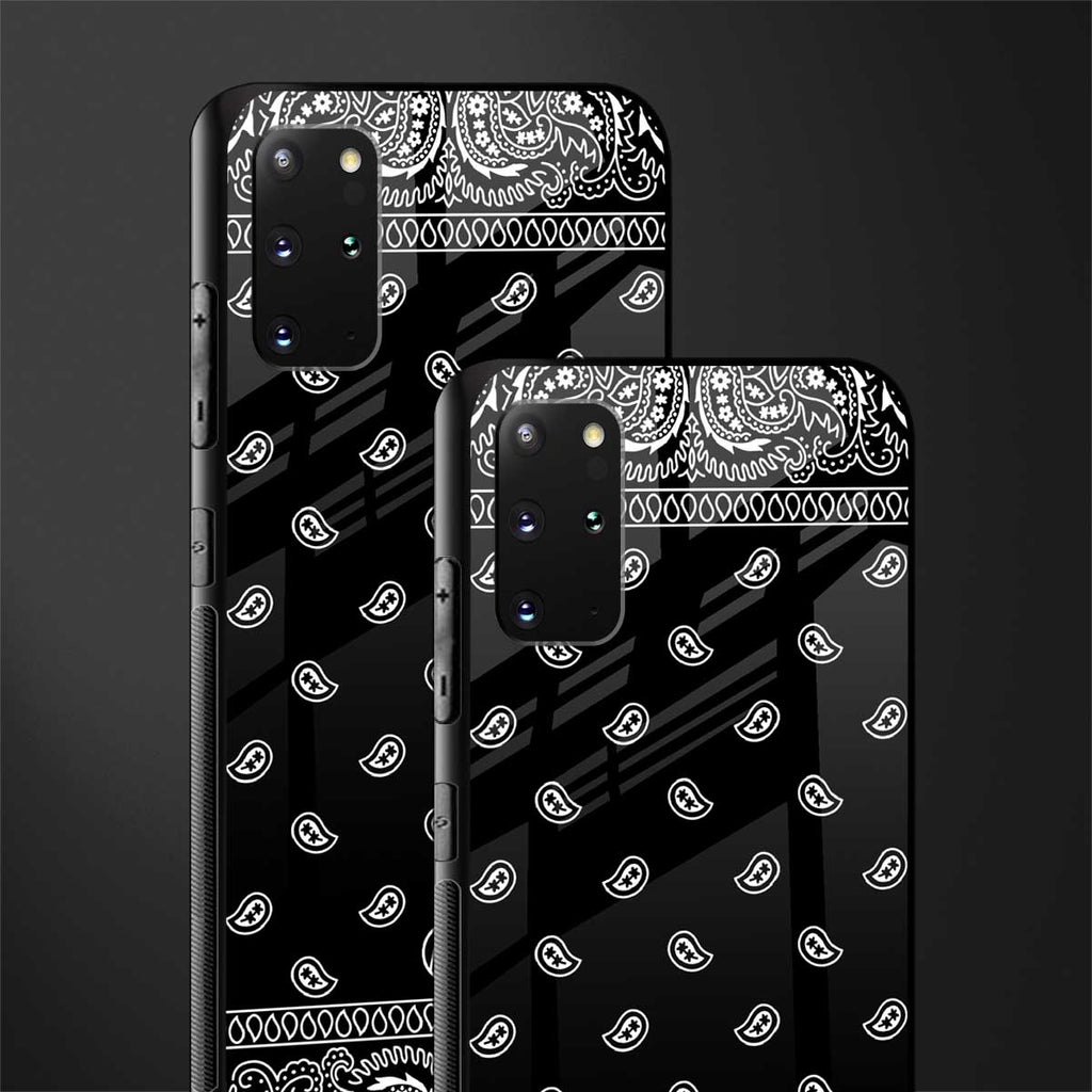 paisley black glass case for samsung galaxy s20 plus image-2