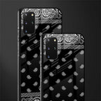paisley black glass case for samsung galaxy s20 plus image-2