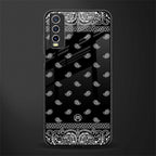 paisley black glass case for vivo y20i vivo y20t image