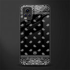paisley black glass case for vivo v20 image