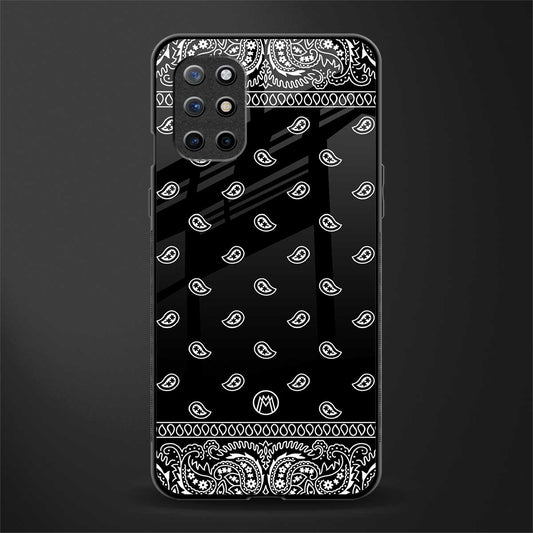 paisley black glass case for oneplus 8t image