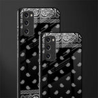 paisley black glass case for samsung galaxy s20 fe image-2