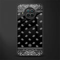paisley black glass case for mi 10i image