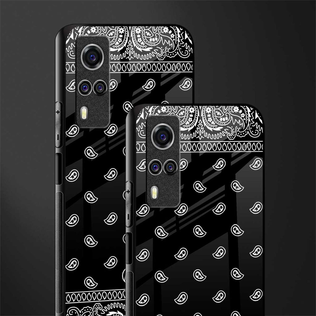 paisley black glass case for vivo y53s image-2