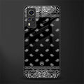 paisley black glass case for vivo y51 image