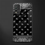 paisley black glass case for redmi 9 power image