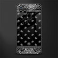 paisley black glass case for realme c21 image