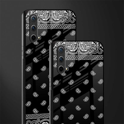 paisley black glass case for oneplus nord ce 5g image-2