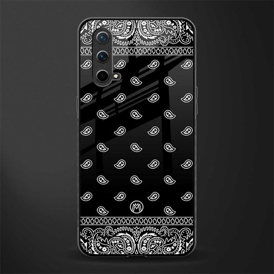 paisley black glass case for oneplus nord ce 5g image