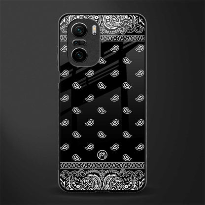 paisley black glass case for mi 11x 5g image