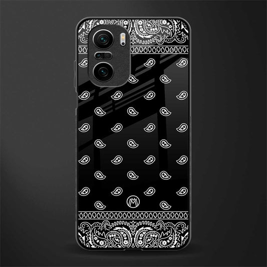 paisley black glass case for mi 11x 5g image