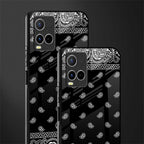 paisley black glass case for vivo y21t image-2