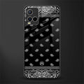 paisley black glass case for vivo y21t image