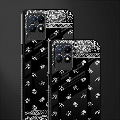 paisley black glass case for realme 8i image-2