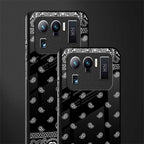 paisley black glass case for mi 11 ultra 5g image-2