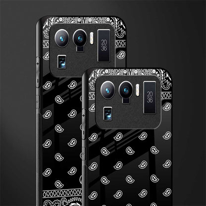 paisley black glass case for mi 11 ultra 5g image-2