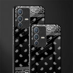 paisley black glass case for vivo v23 pro 5g image-2