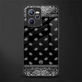 paisley black glass case for realme c35 image