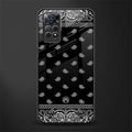 paisley black back phone cover | glass case for redmi note 11 pro plus 4g/5g
