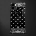 paisley black glass case for vivo y15s image